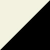 Altweiß, Kanten schwarz