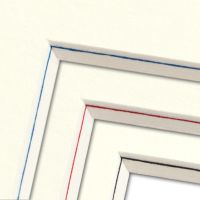 Kernfarben Passepartout nach Maß // bis 1,6 mm