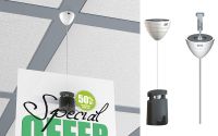 Magnetischer Bildaufhänger für abgehängte Decken, Beispiel
