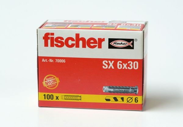 Fischer Dübel SX 6x30, Packung