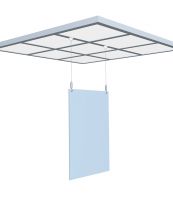 Plattenaufhänge-Set, magnetisch für Systemdecken mit Plattenhaken