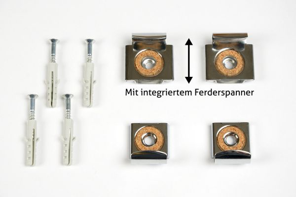 Plattenaufhänger, Spiegelaufhängung bis 32 kg, selbstklebend