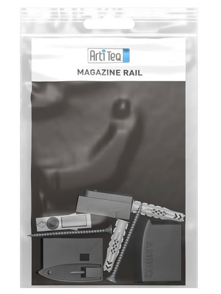 Artiteq - Set Befestigungsmaterial Magazin Rail schwarz
