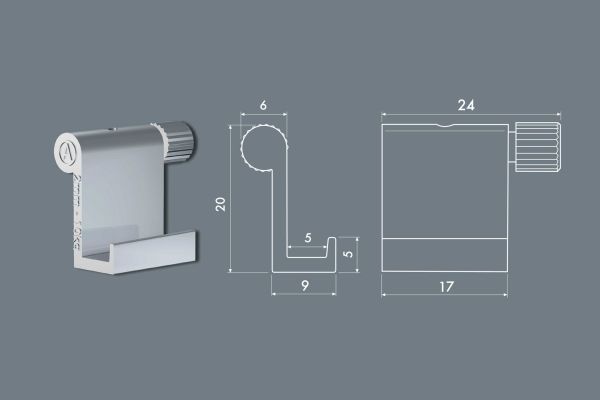 Französische Bilderaufhänger (2 Paar) Aus Aluminium – Z-Kleiderbügel Für Bis Zu 22,7 Kg, Inkl. Montageset