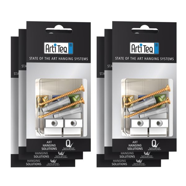 Blister Art 16 Set Befestigungsmaterial weiss