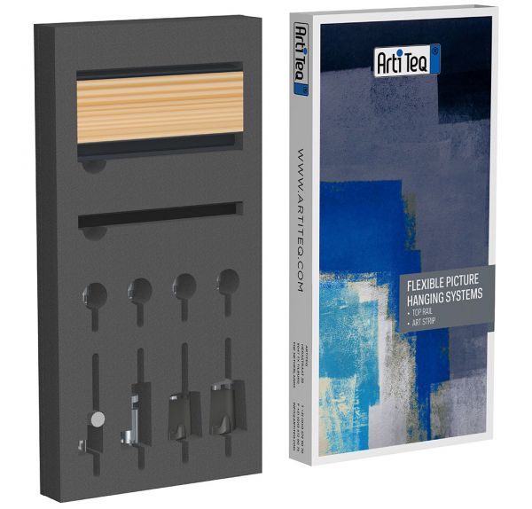 Artiteq - Sample Kit Deckensysteme ARTSTRIP & TOP RAIL
