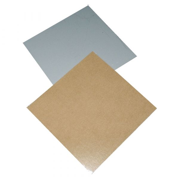 Spiegelblech 70 x 70 mm bis 3 kg, schnell haftend ohne Öse