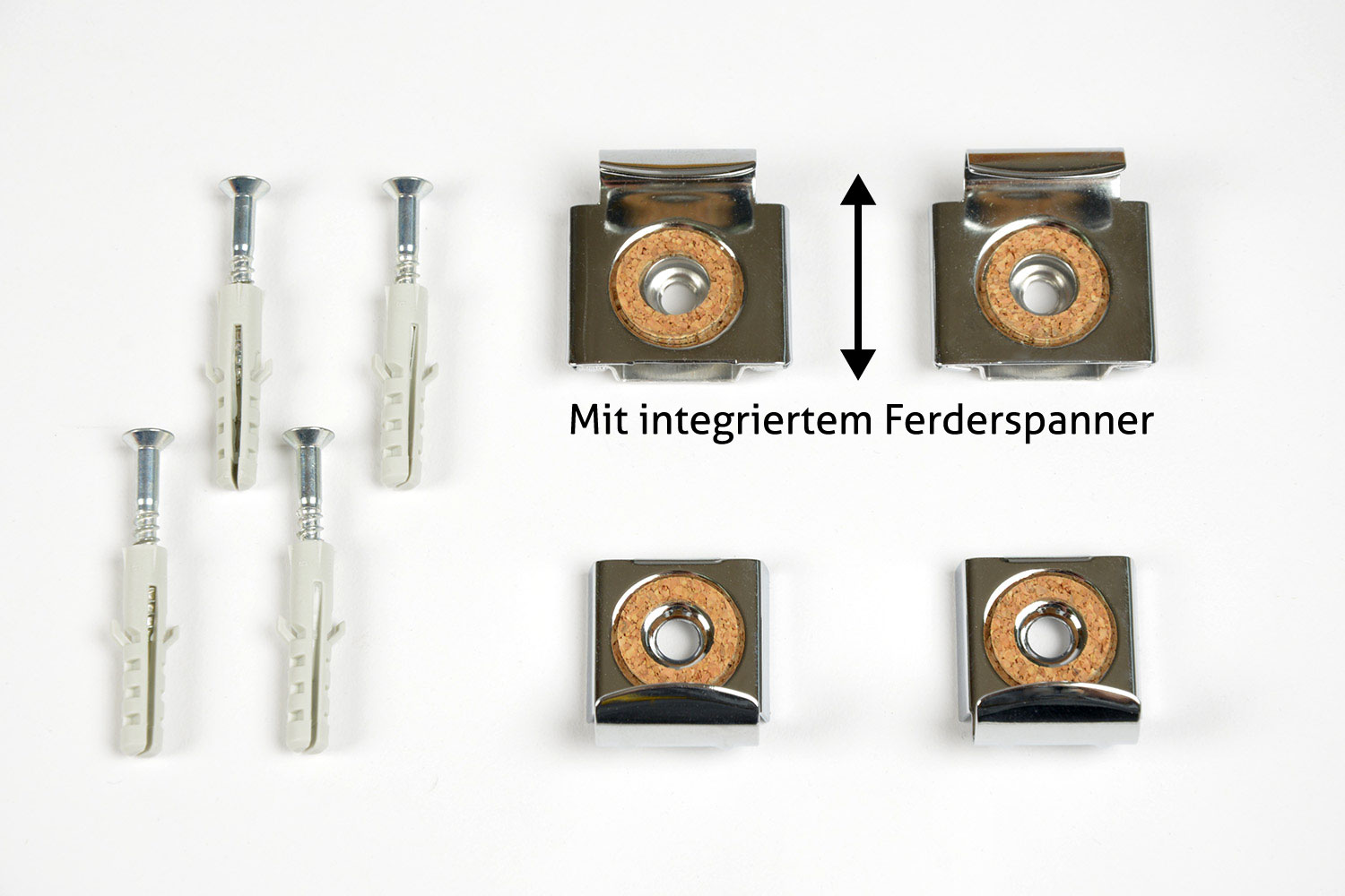 10 Spiegelklammern Aus Edelstahl (schwarz) – Inkl. Schrauben & Dübel Für Rahmenlose Spiegel Bis 6 Mm Dicke