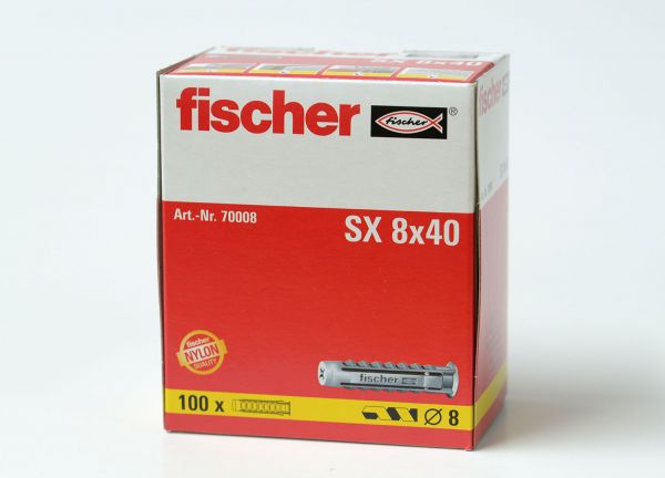 Fischer Dübel SX 8x40, 100er Packung